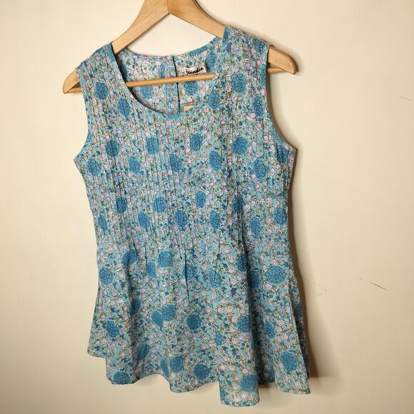 Fab India Floral Cotton Top Tank - Picture 4 of 10